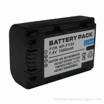 Camera Battery with Compatibility of FV50, with Li-ion Cell, OEM/ODM Orders are Welcome